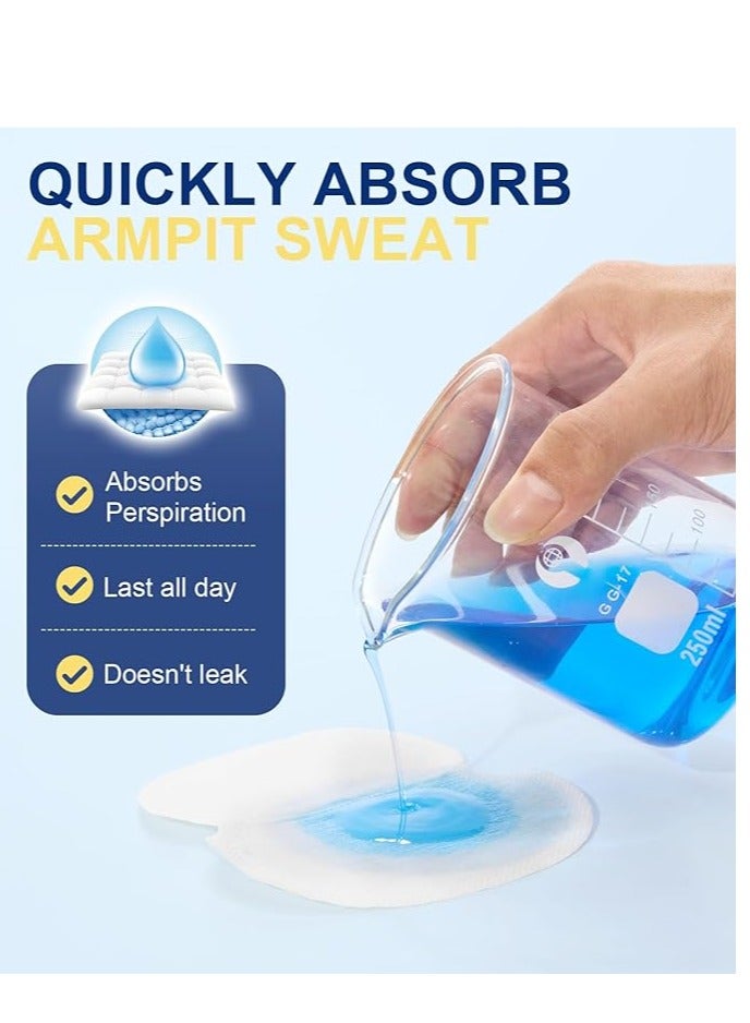 Generic 100PCS underarm sweat-absorbing sticker, disposable ultra-thin sweat-absorbing sticker, prevent clothes from getting yellow, sweat stainproof, collar sticker hat sweat sticker - Image 5