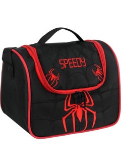 GENC DIJITAL BASKI GENC DIGITAL PRINTING Spider Embroidered Thermal Lunch Bag Set 3 Pieces  - Image 4