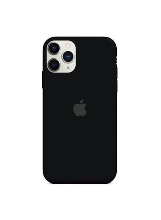 Silicone Back Case for iphone 12 Pro Max Black - Image 2