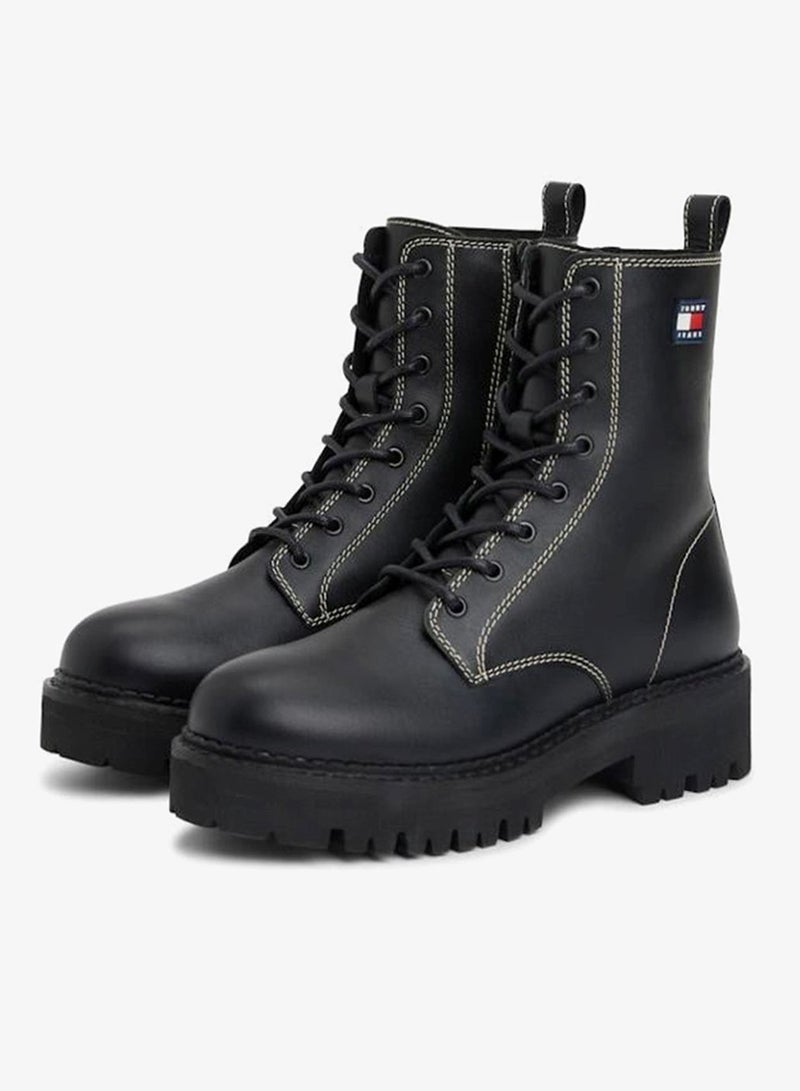 TOMMY JEANS Urban Lace Up Boot - Image 4