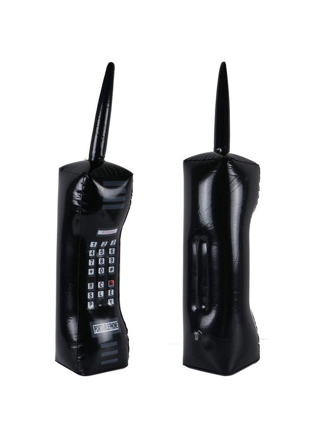 JOLLYSTYLE 2Pcs Inflatable Mobile Phone 80'S 90'S Party Decorations Supplies Retro Cell Dress Accessory Phone Booth Props(26 Inches) - Image 4