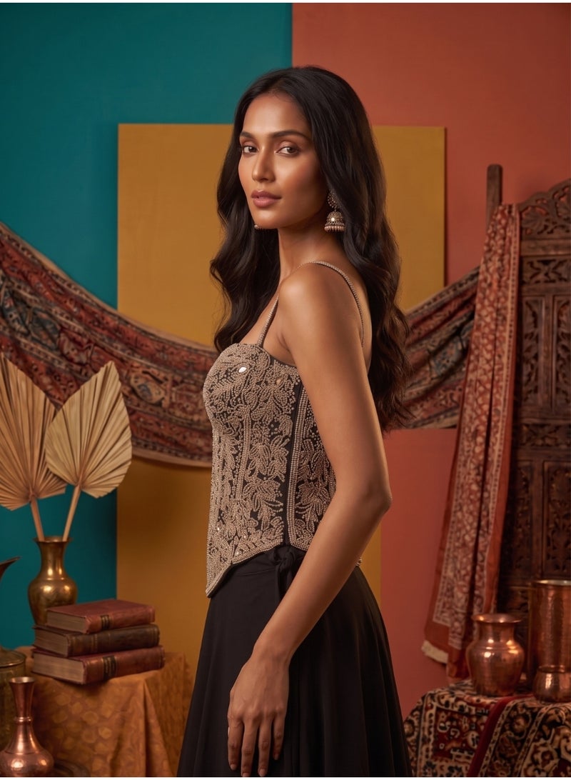 Nool Taara Corset Blouse - Image 4