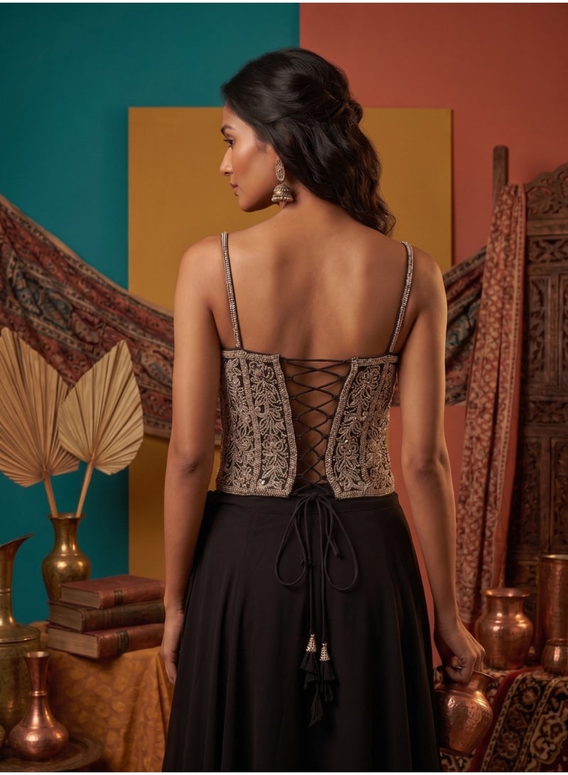 Nool Taara Corset Blouse - Image 3