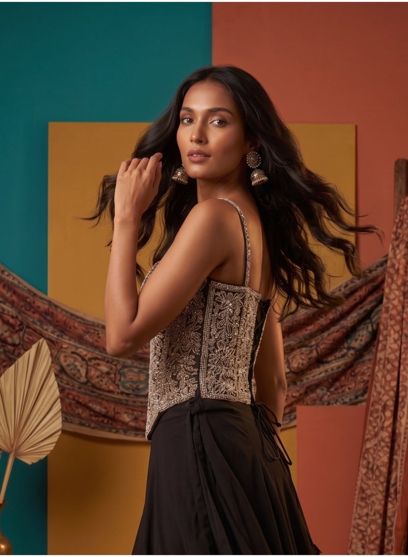 Nool Taara Corset Blouse - Image 5