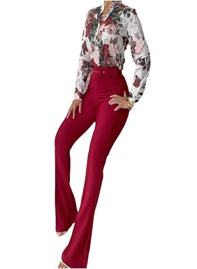 Loquat - Women's Casual Printing Suit Belt Not Included Multicolour - Image 1