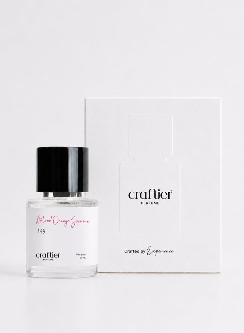 Craftier Perfume BLOOD ORANGE JASMINE  - Inspired of-L'INTERDIT ROUGE, Eau De Parfum for Women - 50ml, Long Lasting Spicy Fragrance Upto 24 Hrs, Travel Size Women's Perfume - Image 2