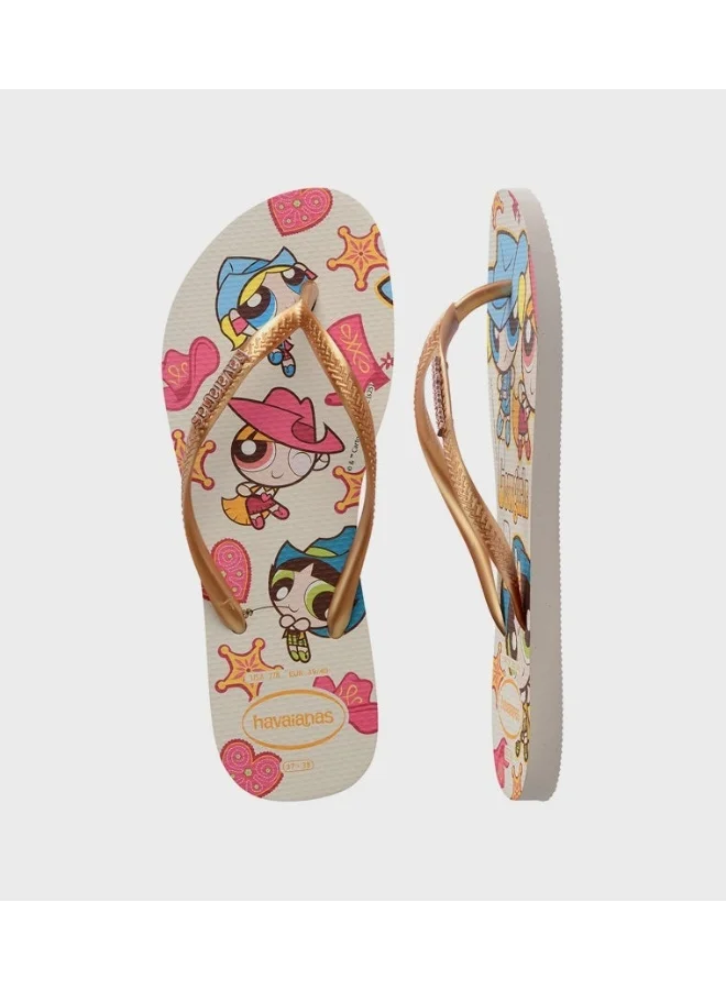 Havaianas Beige Hav. Slim Warner Classics for Women | Best Price UAE