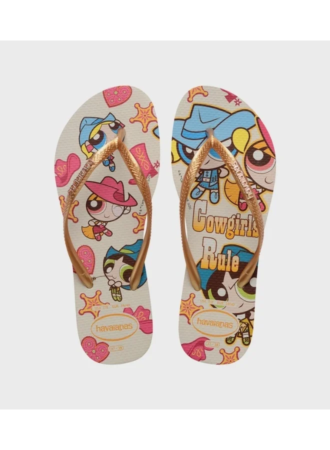 Havaianas Beige Hav. Slim Warner Classics for Women | Best Price UAE
