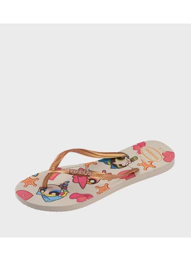Havaianas Beige Hav. Slim Warner Classics for Women | Best Price UAE