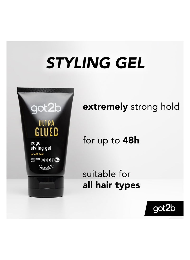 Got2B Ultra Glued Invincible Styling Hair Gel, 6 Ounce - Image 4