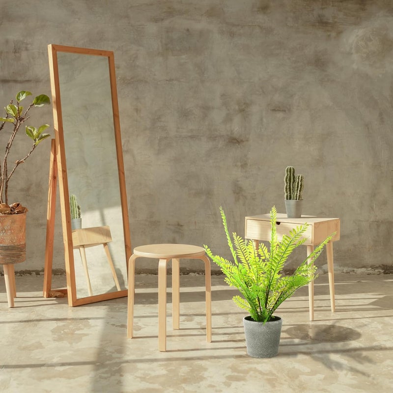 Artificial Fern Plant Decor Mini Simulation Potted Bonsai Faux Greenery for Home Office Desktop Ornament Indoor Decoration - Image 5