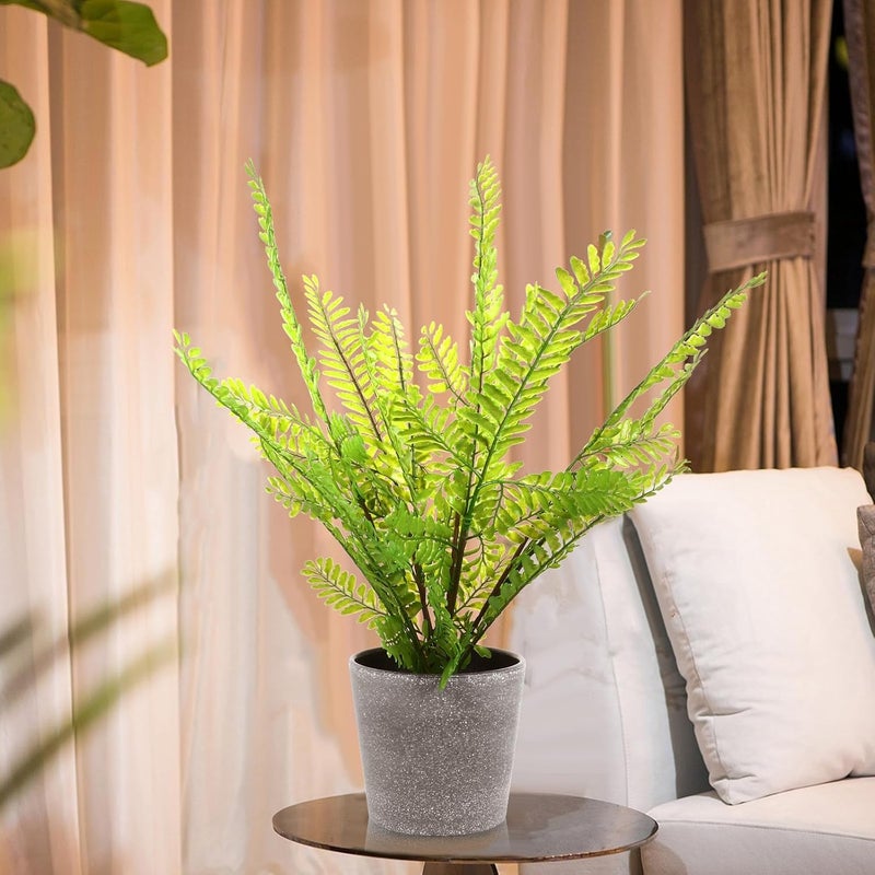 Artificial Fern Plant Decor Mini Simulation Potted Bonsai Faux Greenery for Home Office Desktop Ornament Indoor Decoration - Image 4