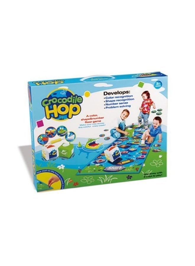 Crocodile Jump Toy Interactive Floor Game Indoor Throwing & Catching Game for Kids Educational Toy for Active Learning and Movement Boosts Intellectual Development Crawling Training Grasping Ability Hand Eye Coordination Parent Child Communication Model HY344153 - Image 5