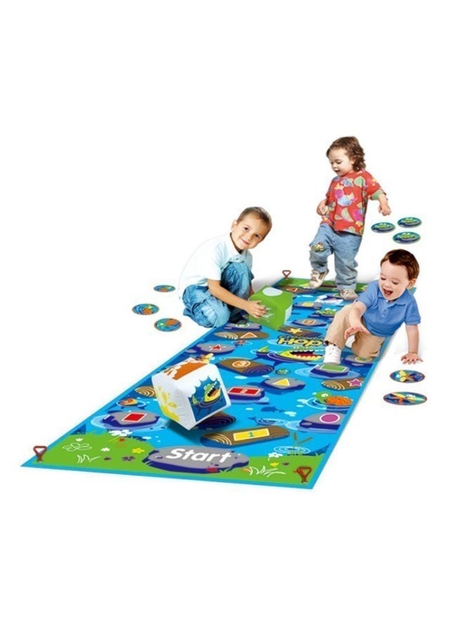 Crocodile Jump Toy Interactive Floor Game Indoor Throwing & Catching Game for Kids Educational Toy for Active Learning and Movement Boosts Intellectual Development Crawling Training Grasping Ability Hand Eye Coordination Parent Child Communication Model HY344153 - Image 2