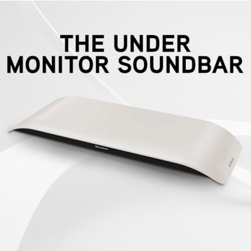 Soundblade 120 وات 2.1 قناة USB-C بلوتوث 5.3 شريط صوت للكمبيوتر الشخصي ماك تدفق الموسيقى الألعاب سبائك الألومنيوم الأبيض صوت غامر - Image 3