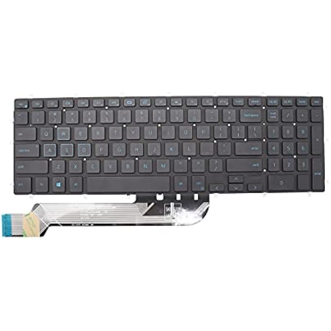 NEW REPLACEMENT KEYBOARD FOR DELL DELL GAMING G3-3579 3779 3590 G5 5587 5590 G7 7588 7590 7790 KEYBOARD US BACKLIT BLUE