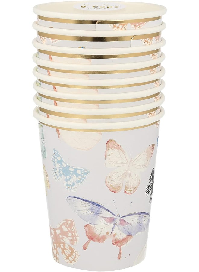 Meri Meri أكواب حفلة الفراشة - Image 3