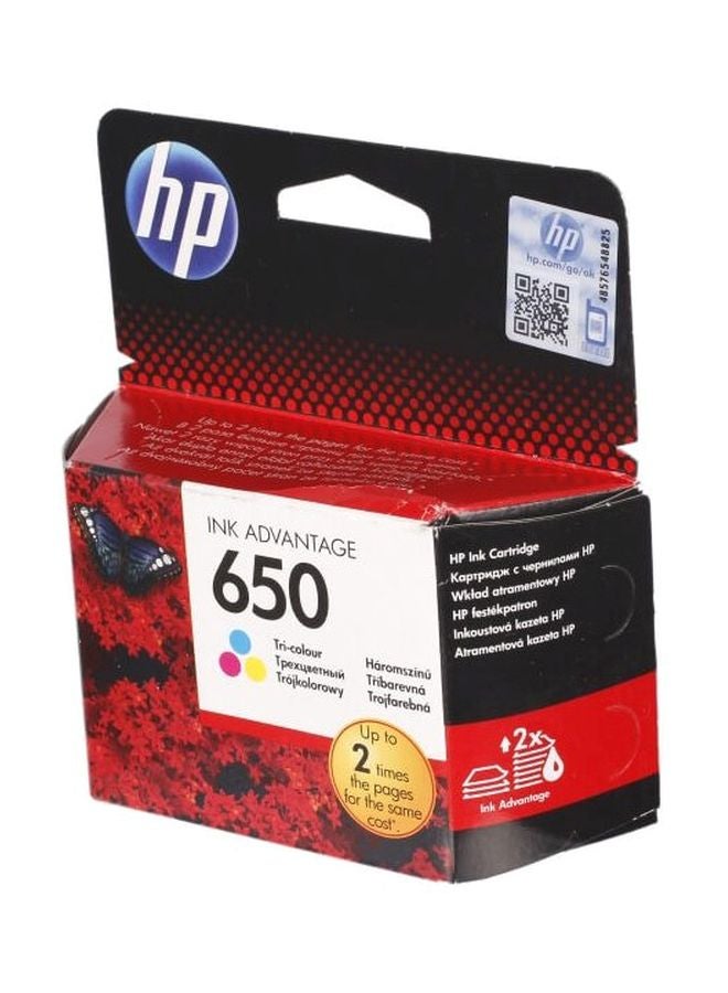 HP خرطوشة حبر 650 لطابعة إنك أدفانتيج أزرق/وردي/أصفر - Image 2