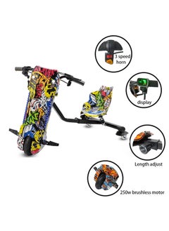 GT-Wheel Electric drifting Scooter 3 Wheel Ride On Toy high power bike for kids with Key and Lights 36V  - Image 2