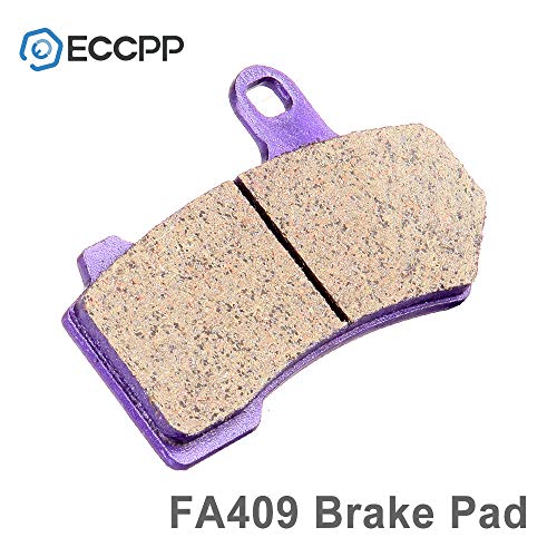 ECCPP Brake Pads for FLHTCU Ultra Classic Electra Glide 2008-2022, FLHR Road King FLHX Street Glide 2008-2022, Front and Rear Braking Pads Kits Set - Image 2