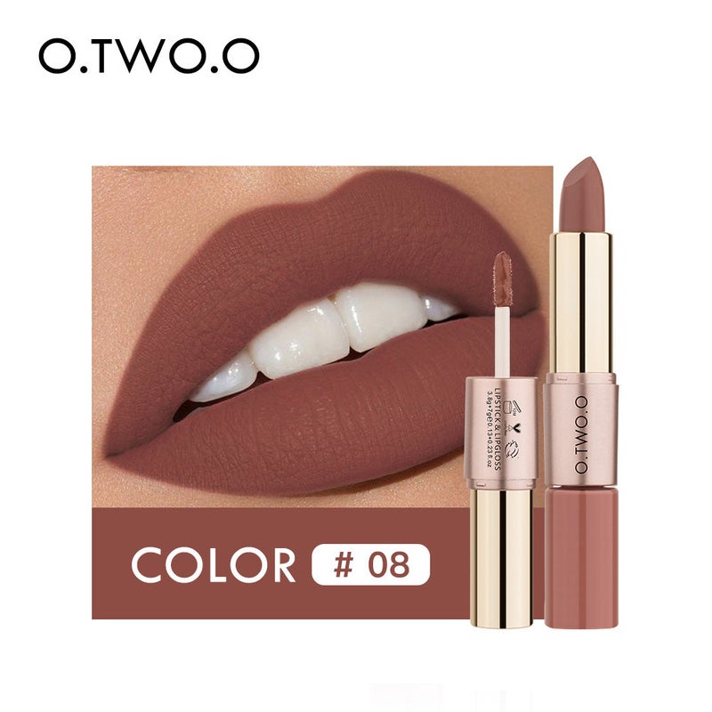O.TWO.O 2IN1 Matte Lipstick & Liquid - RGLL 08 3,5GM - Image 1