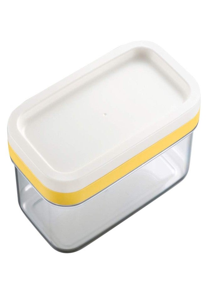 YOSINXU Butter Case With Lid - Dish Container for Food Storage, Rectangle Keeper With Sealing Lid Stick Butter Container Dish for Fridge, Easy Cutting Two 4oz Sticks - Image 1
