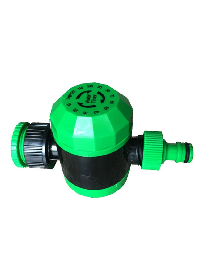NIBEMINENT - 2-Hours Mechanical Watering Timer Garden Automatic Irrigation System Controller Green/Black 14x6x8cm - Image 1