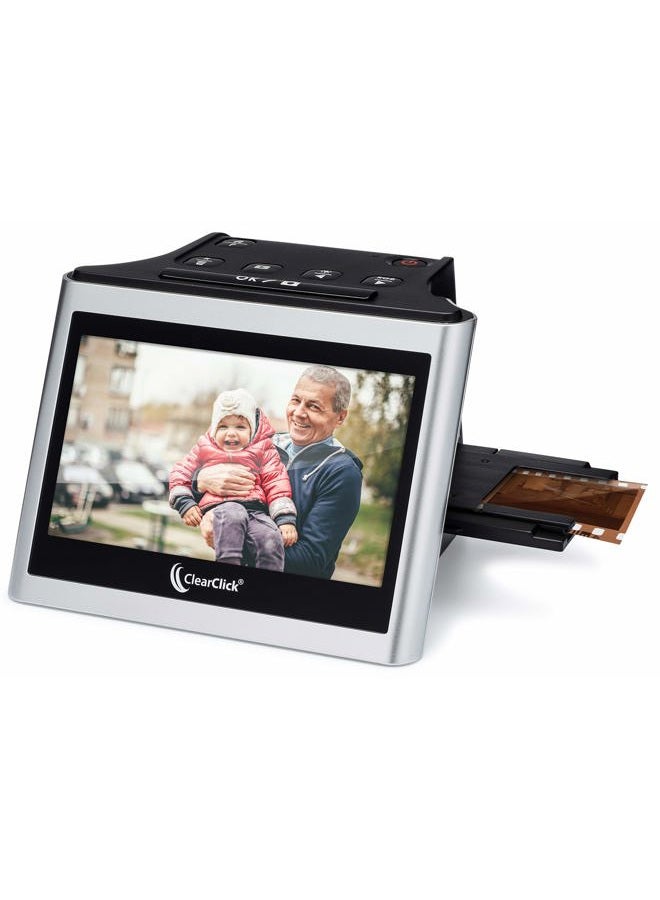 ClearClick Virtuoso 2.0 (Second Generation) 22MP Film & Slide Scanner with Extra Large 5" LCD Screen - Convert 35mm, 110, 126 Slides and Negatives to Digital Photos - Image 1