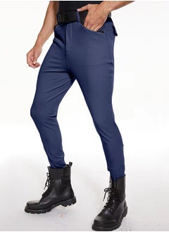 General Men Horse Riding Pants Knee Grip Equestrain Breeches Clothes Silicone Leggings Horseback Riding Tights  - Image 1