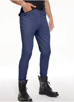 General Men Horse Riding Pants Knee Grip Equestrain Breeches Clothes Silicone Leggings Horseback Riding Tights  - Image 4