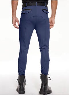 General Men Horse Riding Pants Knee Grip Equestrain Breeches Clothes Silicone Leggings Horseback Riding Tights  - Image 3