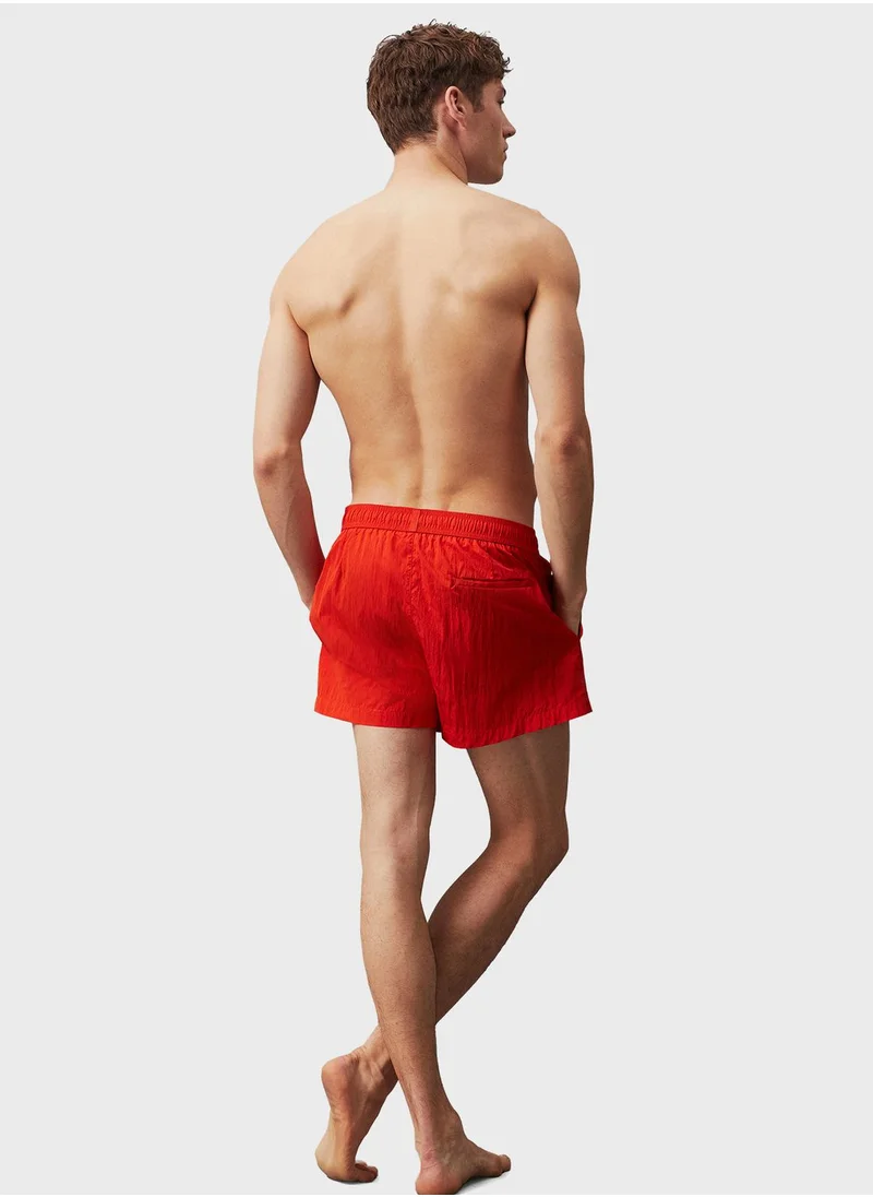 CALVIN KLEIN Short Drawstring Swim Shorts