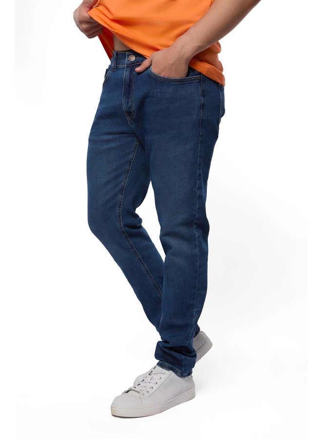 Premoda بنطال جينز مستقيم ورفيع ومتوسط الارتفاع - Image 2