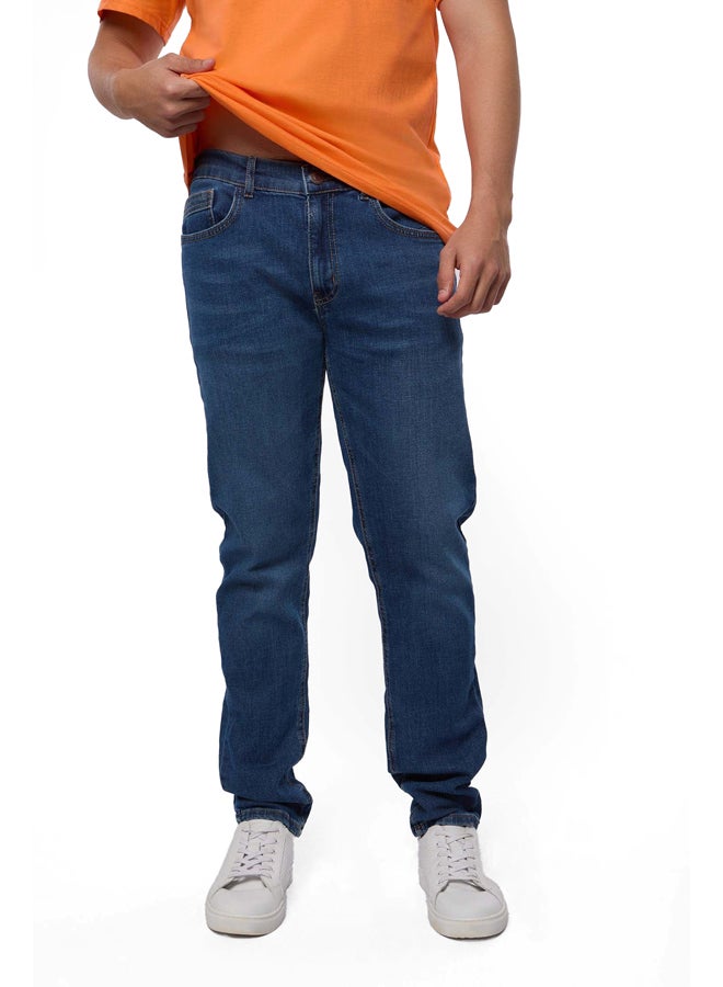 Premoda بنطال جينز مستقيم ورفيع ومتوسط الارتفاع - Image 1