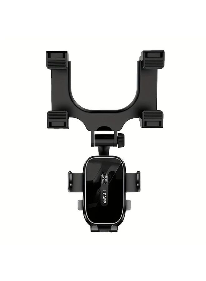 Mirror A89 Car Phone Mount Holder Adjustable Rotating Dashboard Stand With Secure Grip - Image 1