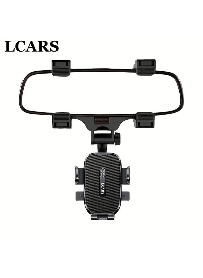 Mirror A89 Car Phone Mount Holder Adjustable Rotating Dashboard Stand With Secure Grip - Image 2