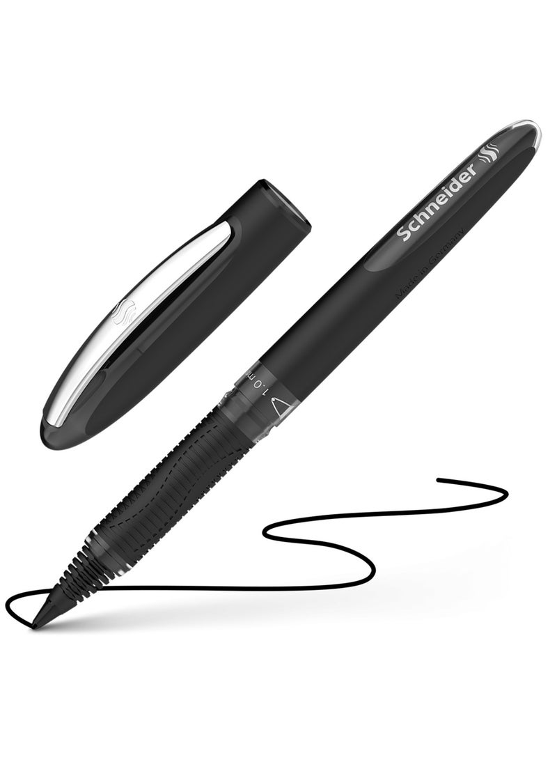 قلم حبر ون ساين كروي الرأس أسود من 1 اقلام