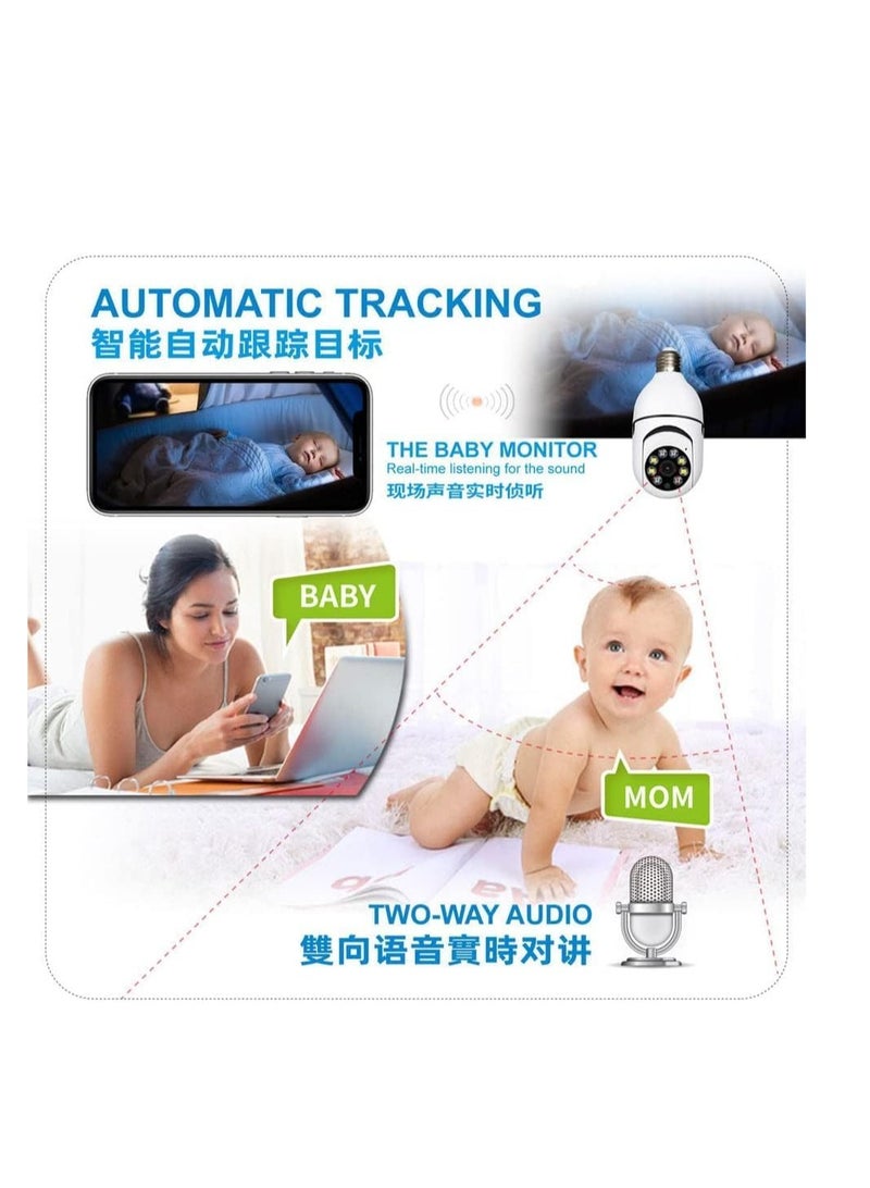 ELTRAZONE New model 1080p WiFi Home Smart Camera, Indoor Security Surveillance with Night Vision, Monitor with iOS, Android App, Compatible with Google Home for safety - Image 2