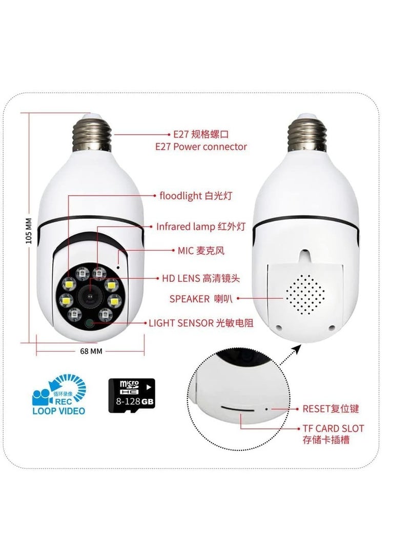 ELTRAZONE New model 1080p WiFi Home Smart Camera, Indoor Security Surveillance with Night Vision, Monitor with iOS, Android App, Compatible with Google Home for safety - Image 5