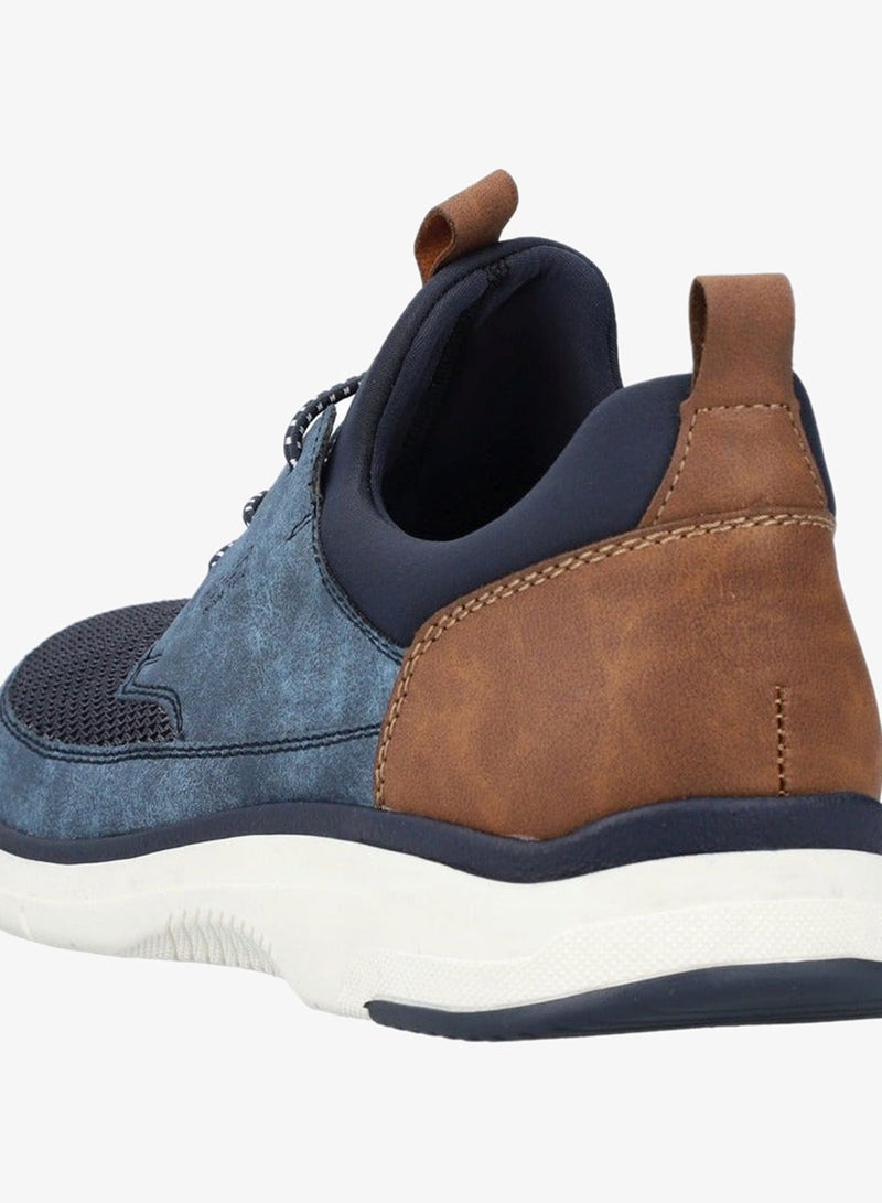 ريكر أحذية رجالي كاجوال 19550-14 أزرق - Image 3