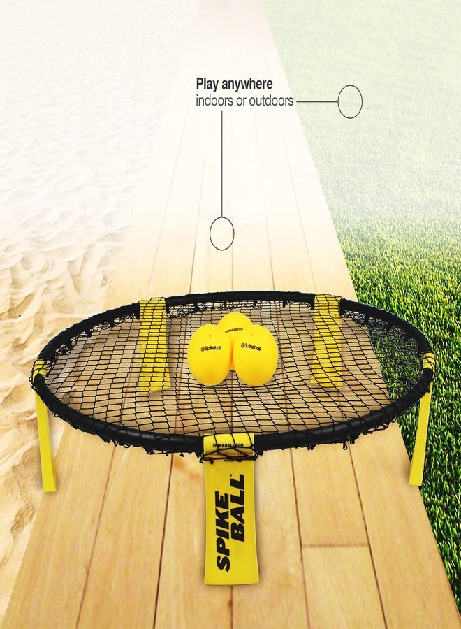 Spikeball طقم لعبة سبايك بول 3 كرات الأصلية للراوند نت، يتضمن 3 كرات، شبكة، وحقيبة - Image 4