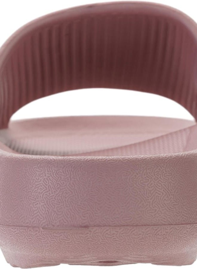 BRONAX Slides for Women Open Toe EVA Foam Soft Cushioned Arch Suooprt Home Spa Bath Pillow Slippers Outdoor Beach Pool Sandals for Ladies Thick Sole 37-38 Blush - Image 5