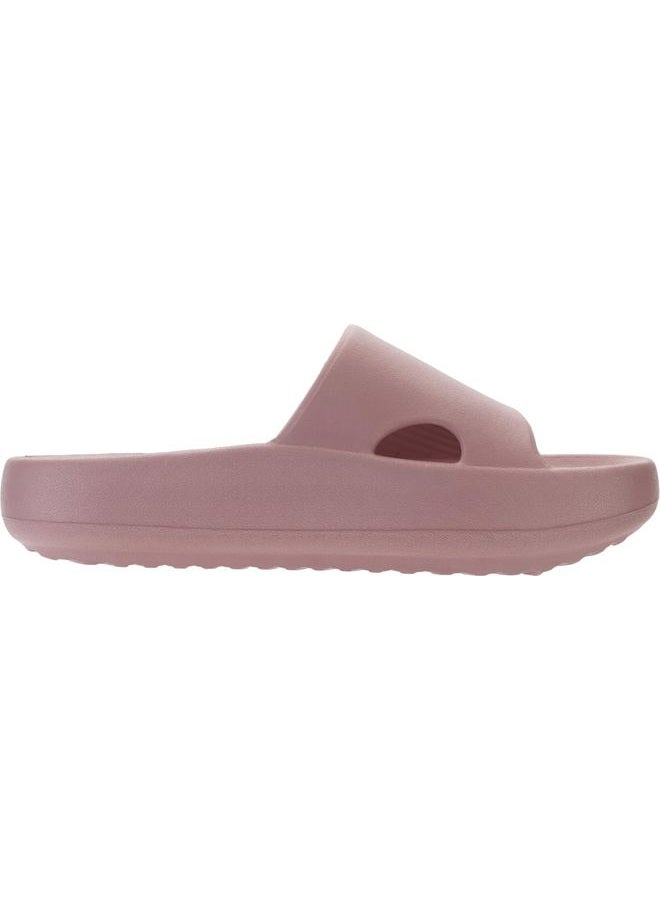 BRONAX Slides for Women Open Toe EVA Foam Soft Cushioned Arch Suooprt Home Spa Bath Pillow Slippers Outdoor Beach Pool Sandals for Ladies Thick Sole 37-38 Blush - Image 2