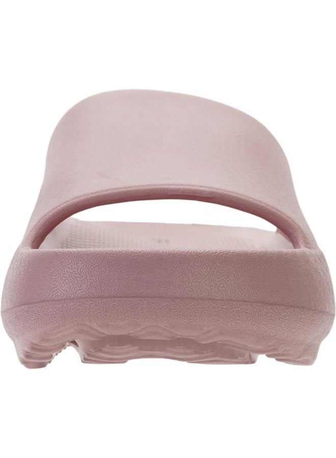 BRONAX Slides for Women Open Toe EVA Foam Soft Cushioned Arch Suooprt Home Spa Bath Pillow Slippers Outdoor Beach Pool Sandals for Ladies Thick Sole 37-38 Blush - Image 3