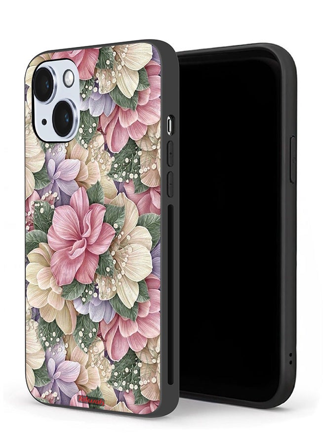 Tolwak Apple iPhone 14 Plus Protective Case Hd Floral - Image 1