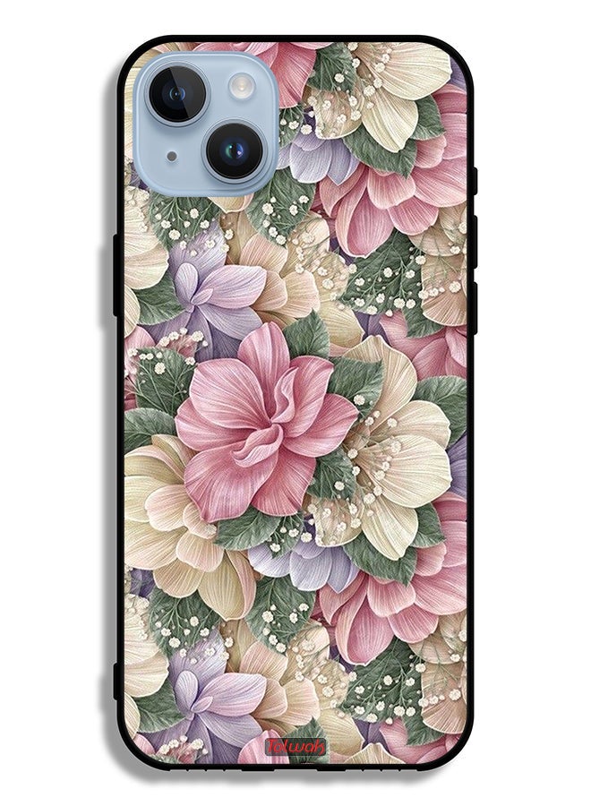 Tolwak Apple iPhone 14 Plus Protective Case Hd Floral - Image 2