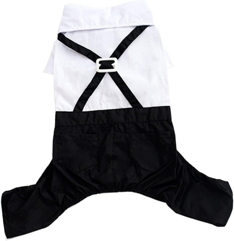 Elegant Pet Suit Bow Tie for Weddings Birthdays and Special Occasions Stylish Pet Formal Wear for Dogs - Image 1
