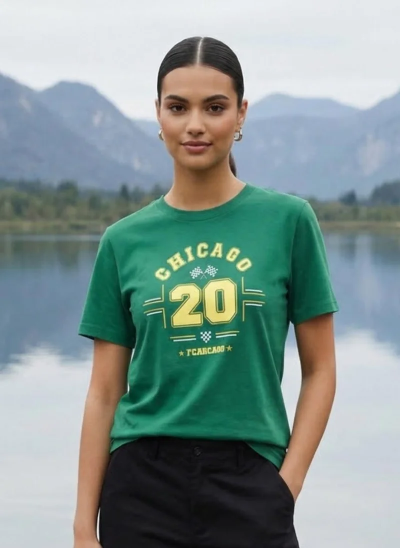 نوبيرو Nobero Women Graphic Printed T-shirt