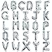 TONIFUL 52 Pieces 16 Inch Silver Letter AZ BalloonsCustom Phrase Mylar Foil Alphabet Letter DIY Personalized Phrase Banner for Birthday Anniversary Celebration Graduation Party Supplies Decoration - Image 3