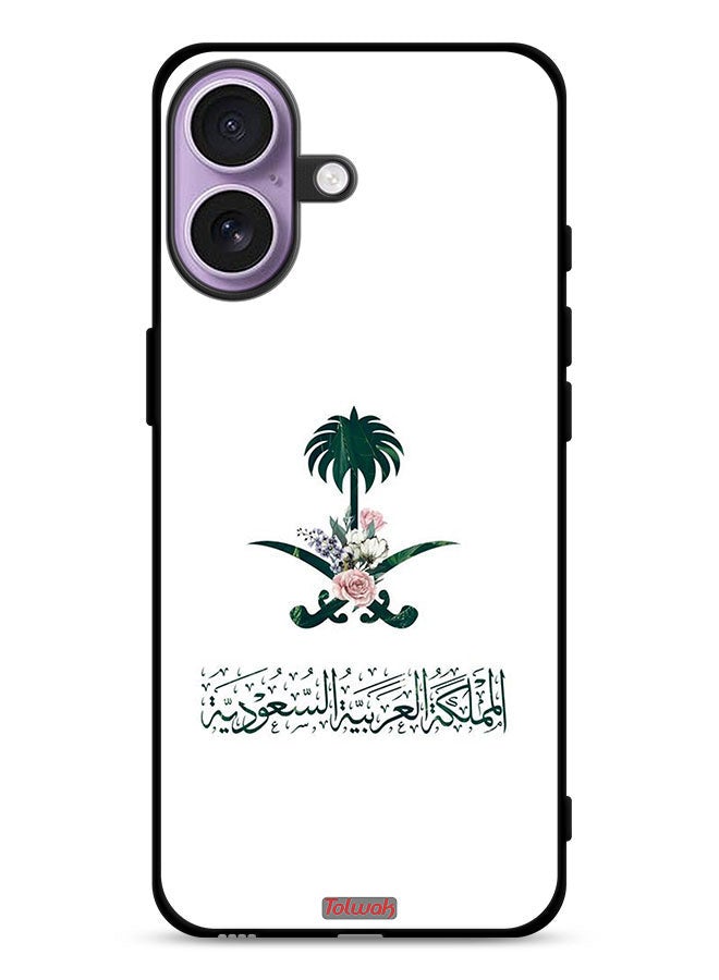 Tolwak Apple iPhone 17 Protective Case Cover Kingdom Of Saudi Arabia Sign Of Flowers - Image 1